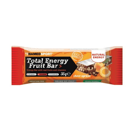 NAMEDSPORT Barrita energética Total Energy chocolate-albaricoque 35g