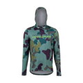 Camiseta PEARL IZUMI MIDLAND GRAPHIC LS PULLOVER HOODIE verde F22