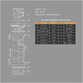 LONGUS Cabezal rosca FE 25.4 negro