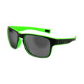 HQBC Gafas TIMEOUT negro/verde reflejo