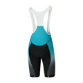 SHIMANO Pantalón TEAM con tirantes negro/verde