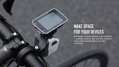 MAGICSHINE Soporte MAGICSHINE para Garmin/EVO/ALLTY en manillares desplazados de plástico