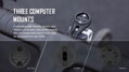 MAGICSHINE Agarre MAGICSHINE para Garmin/EVO/ALLTY en manillares de plástico
