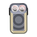 MAGICSHINE Luz SEEMEE 100AD RADAR trasera 7f USB negro