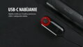 MAGENE Luz L508 RADAR trasera 7f USB negro