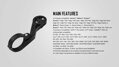 MAGICSHINE Soporte MAGICSHINE para Garmin/EVO/ALLTY en manillares desplazados de plástico