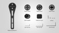 MAGICSHINE Agarre MAGICSHINE para Garmin/EVO/ALLTY en manillares de plástico