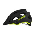 Casco ROQER negro/amarillo neón mate