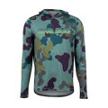 Camiseta PEARL IZUMI MIDLAND GRAPHIC LS PULLOVER HOODIE verde F22
