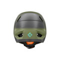Casco CHASE KinetiCore gris mate/verde