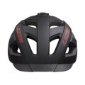 Casco CAMELEON negro mate/rojo