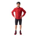 Casco CAMELEON negro mate/rojo
