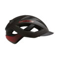 Casco CAMELEON negro mate/rojo