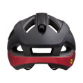 Casco CAMELEON negro mate/rojo