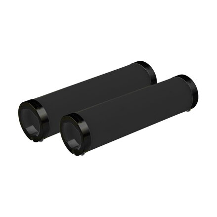 Tiradores LONGUS Negro FLUO con cerraduras