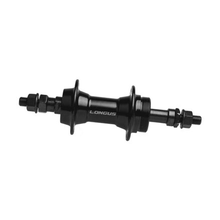 Buje LONGUS MATRIX AL trasero negro 36D para tuercas, rodamientos