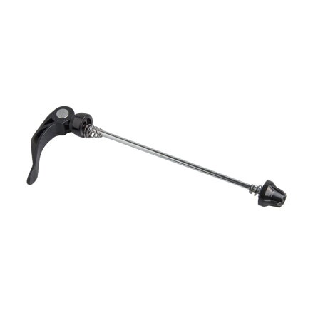 Cierre rápido trasero LONGUS AL 165mm negro