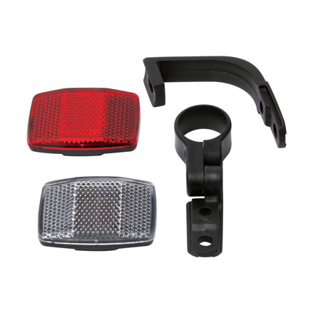 Set bicicleta reflectores delantero+trasero LONGUS