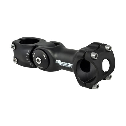 Potencia LONGUS SETUP ajustable 28,6/31,8 0-60°, negra