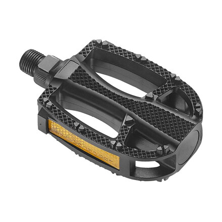 LONGUS Pedales KID PP plástico negro infantil, bola