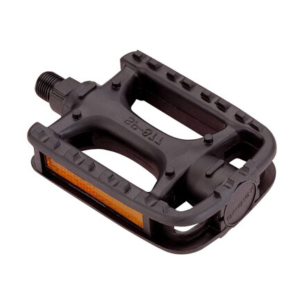 LONGUS Pedales MTB PP plástico negro, bola