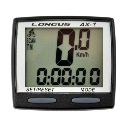 LONGUS Ciclocomputador AX-1 8f negro
