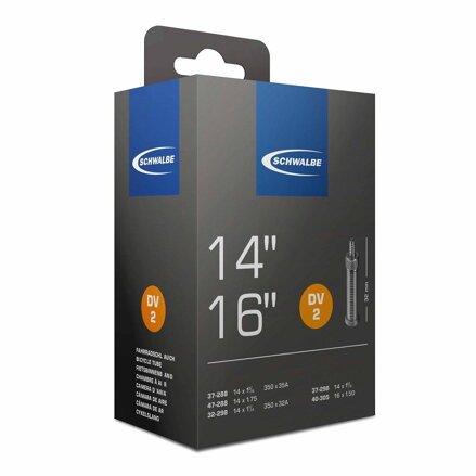SCHWALBE Cámara de aire DV2 14 32/47-288/305 EK 32mm 85g
