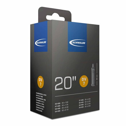 SCHWALBE Cámara de aire DV 720x1.50/2.00 40mm (40/62-406) 145g