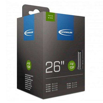 Cámara SCHWALBE AV13F 26x2.10/3.00 40mm (54/75-559) 185g freeride