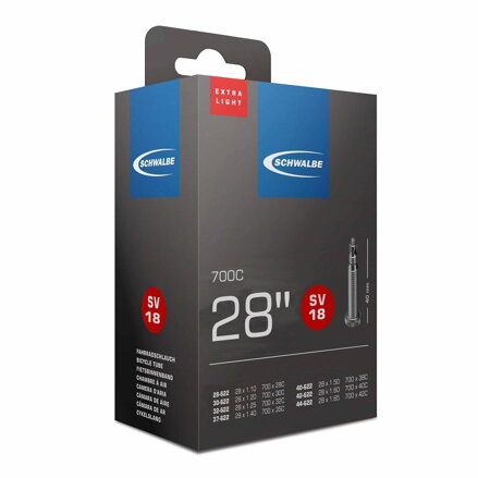 SCHWALBE Tubo SV18 700x28/42C FV 40mm (28/44-622) Extraligero 105g