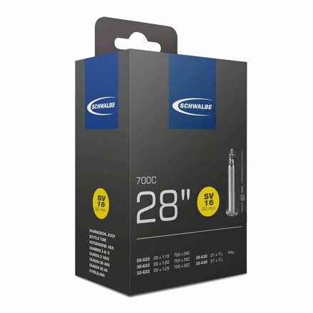 SCHWALBE Cámara de aire SV16 (28/32-622/630) 60mm 135g