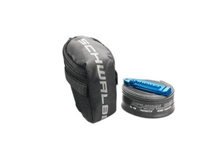 SCHWALBE Bolsa para sillín + cámara de aire 28 + palanca de montaje 2x