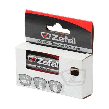 ZÉFAL bomba CO2 16g con hilo 2uds