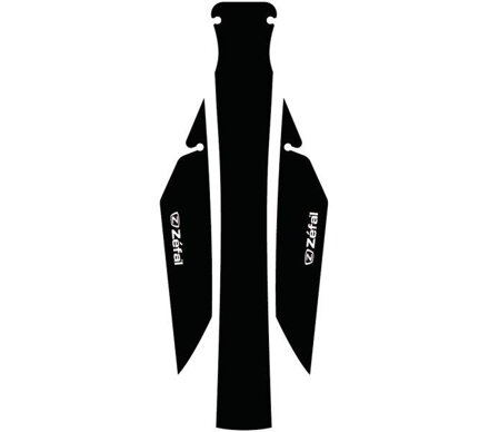 ZÉFAL Guardabarros SHIELD LITE XL negro/blanco
