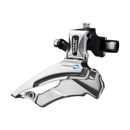 SHIMANO Presmyk Altus FD-M313 3x7/8-k. Giro hacia abajo de carrera única (34,9/31,8/28,6 mm) 48/44z.