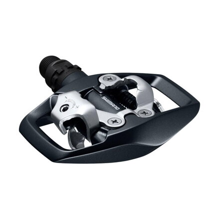 Pedales SHIMANO MTB PD-ED500 SPD negros con jaula + cuadro. SM-SH56