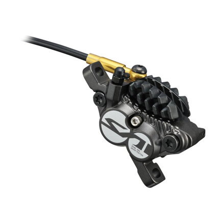 Pinza de freno SHIMANO. Montaje de poste hidráulico Saint BR-M820 + placas H03C