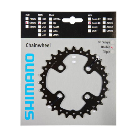Caja de cambios SHIMANO 28z. FC-M675 SLX 64mm