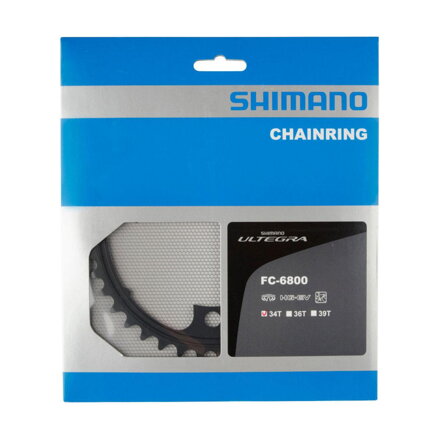 Caja de cambios SHIMANO 34z. FC-6800 Ultegra negro 110mm