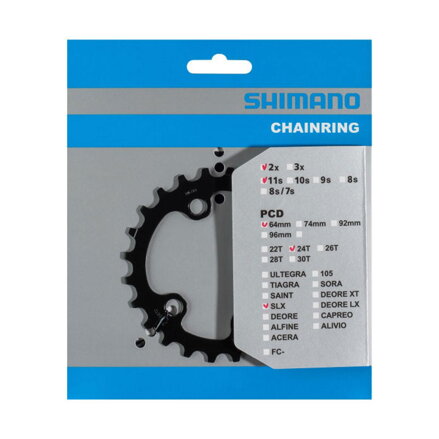 Cambio SHIMANO 24z. FC-M7000 SLX 34/24z. negro 64mm