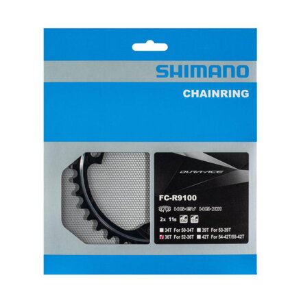 Caja de cambios SHIMANO 34z. FC-R9100 Dura Ace negro 110mm