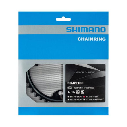 Caja de cambios SHIMANO 39z. FC-R9100 Dura Ace negro 110mm