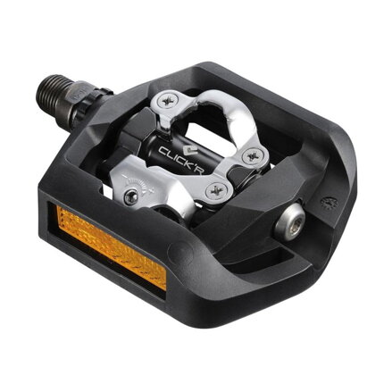 Pedales SHIMANO trekking PD-T421 Click'R SPD negro con jaula + marco. SM-SH56