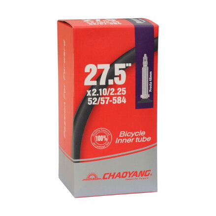 Cámara de aire CHAOYANG 27,5x2,1/2,25 FV48 (52/57-584)