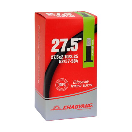 Cámara de aire CHAOYANG 27,5x2,1/2,25 AV40 (52/57-584)