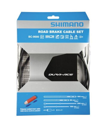 SHIMANO Cable de freno negro BC9000 Dura Ace