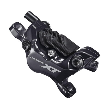 Pinza de freno SHIMANO. XT BR-M8120 Soporte de poste hidráulico de 4 pistones + placas N03A