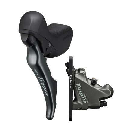 SHIMANO Juego Tiagra de doble control ST-R4720/BR-R7020 izquierda 2-ant. mecánico. engranaje/freno hidráulico