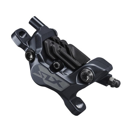 Pinza de freno SHIMANO. SLX BR-M7120 Montaje de poste hidráulico de 4 pistones + placas N03A