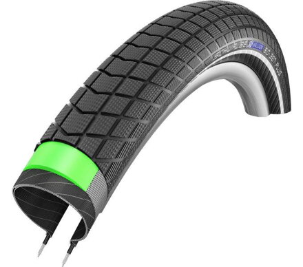 Neumático SCHWALBE BIG BEN PLUS (55-622) 28x2.15 Performance 67EPI GreenGuard 1025g Negro reflex